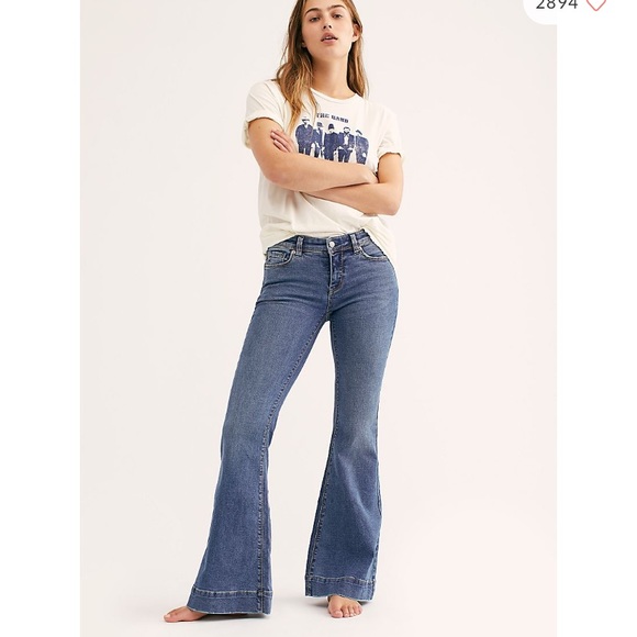 Free People Denim - Free People Low Tide Bell Bottom 30 Sierra